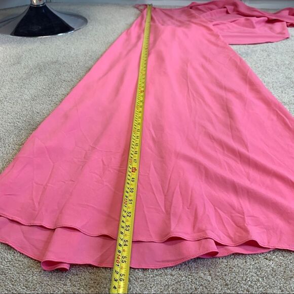 ZARA pink cape maxi dress limited edition Sz XL NWT - Picture 13 of 16
